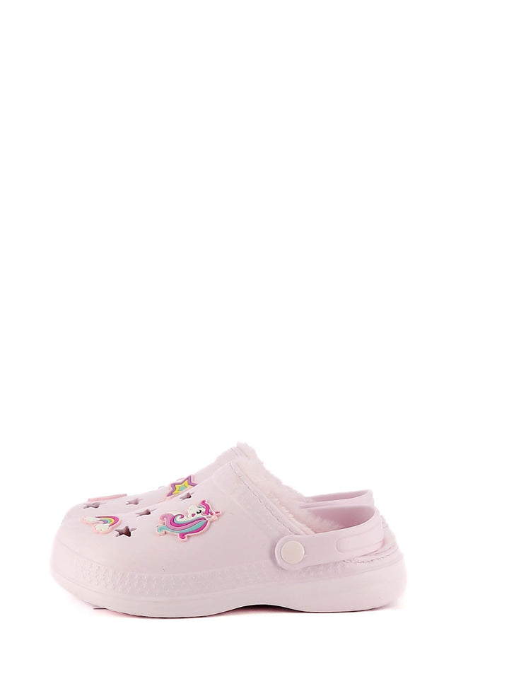 Sabot con pelliccia bambina UNICORNO S8010181S rosa | Costa Superstore