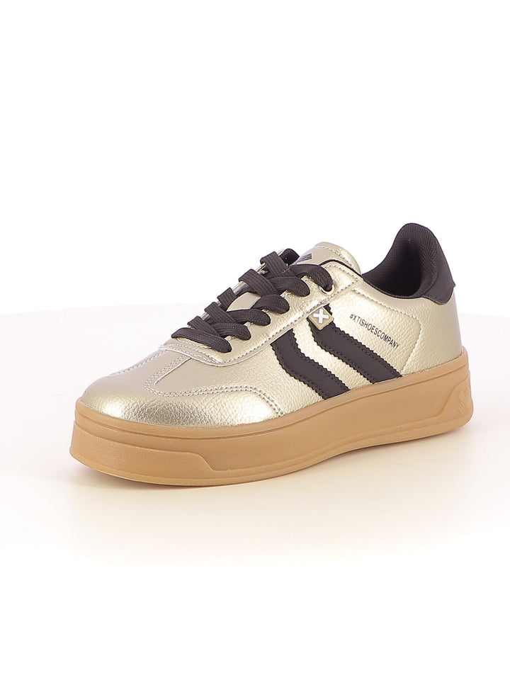 Sneakers stringate donna XTI 144585 oro | Costa Superstore