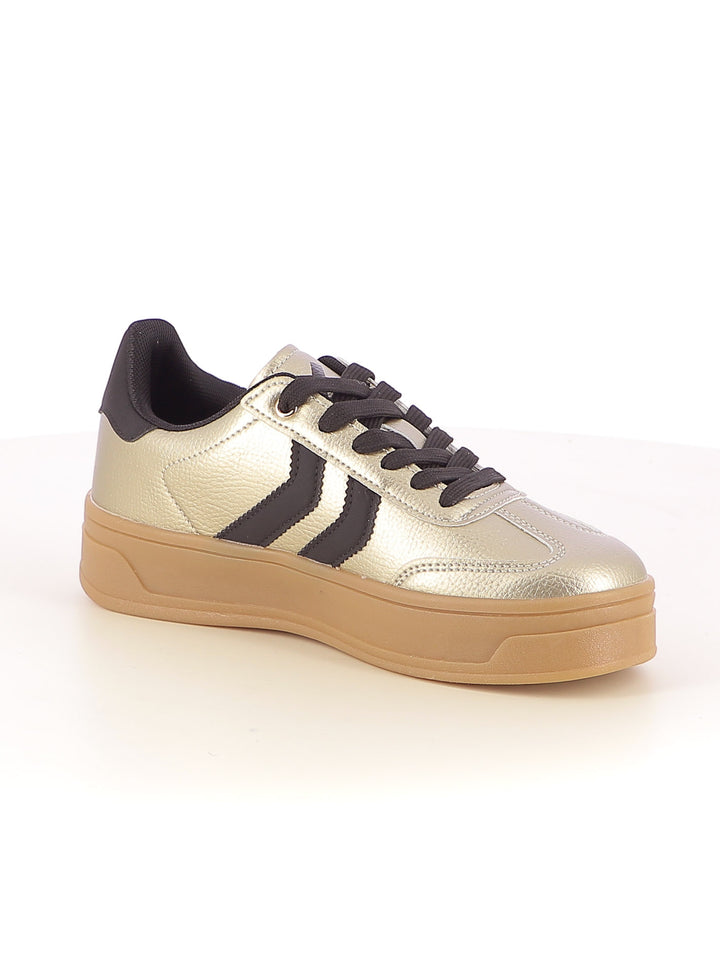 Sneakers stringate donna XTI 144585 oro | Costa Superstore