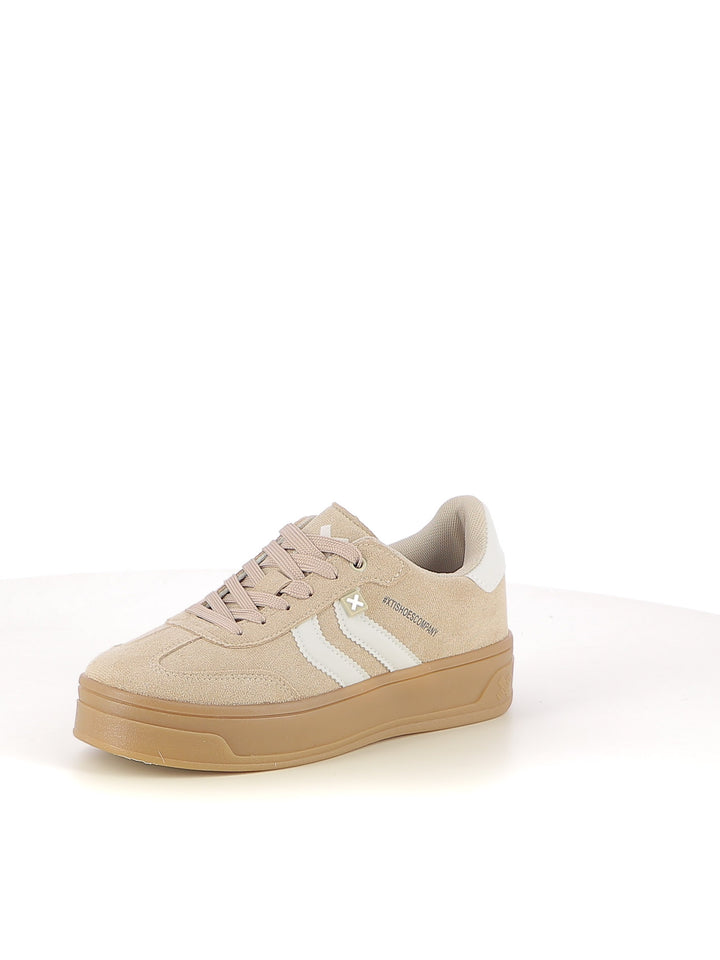 Sneakers stringate donna XTI 144586 beige chiaro | Costa Superstore
